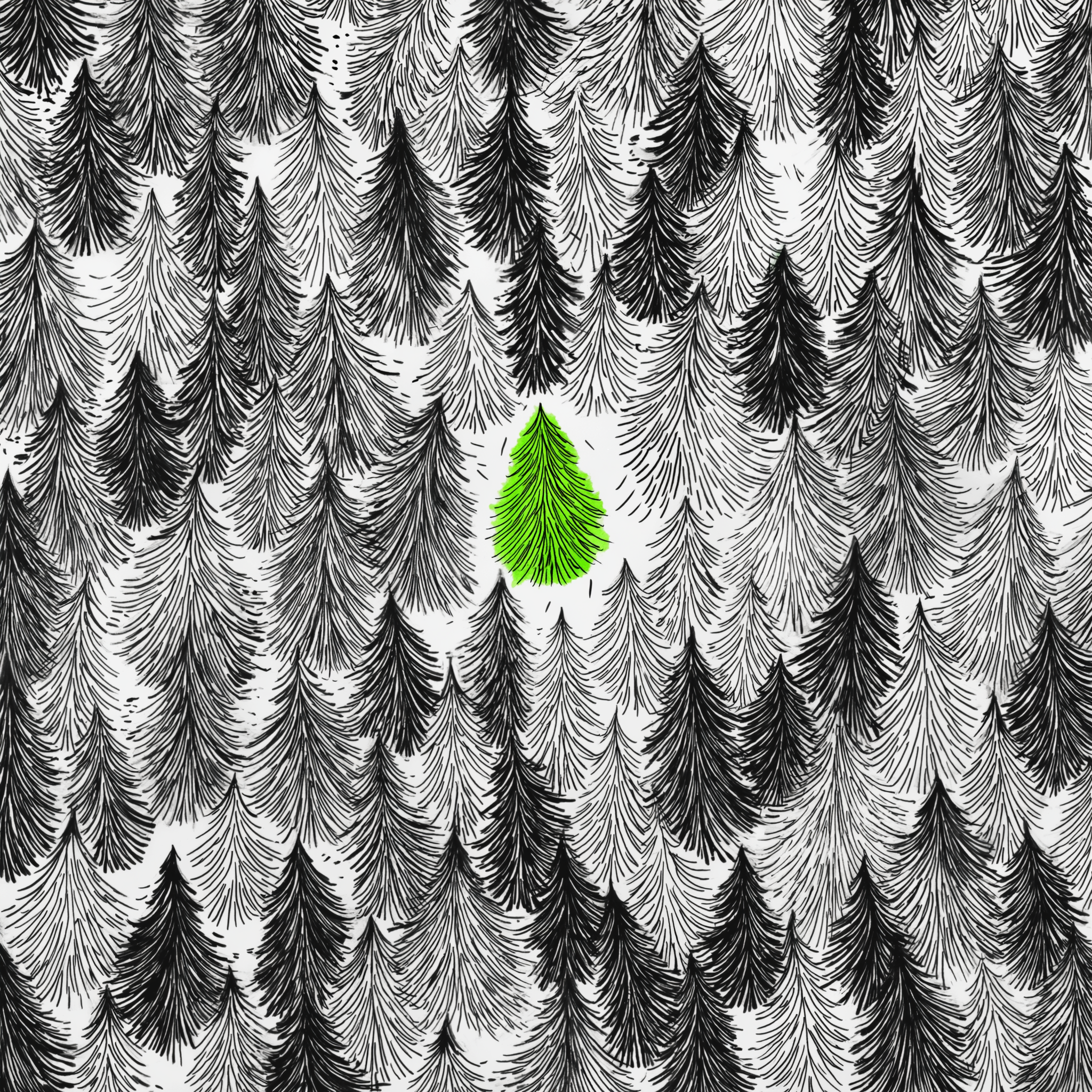 Pine canopy